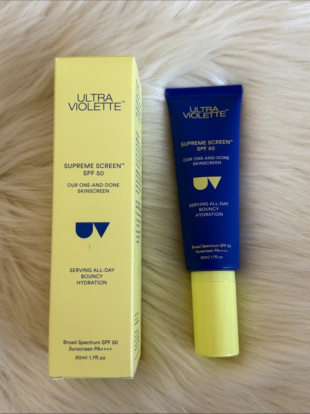 Ultra Violette Supreme Screen SPF 50 Facial Sunscreen Moisturizer and Primer